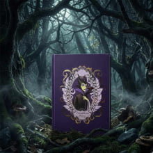 Caderno Colegial Vilãs Disney Animativa Brochura Premium - 160 Folhas