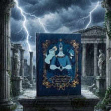 Caderno Colegial Vilãs Disney Animativa Brochura Premium - 160 Folhas