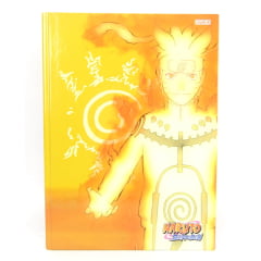 Caderno Brochura Capa Dura Universitário Naruto 80 Folhas São Domingos - Kit com 4 Unidades