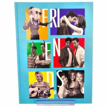 Caderno Colegial Friends Brochura Costurado 160 Folhas Animativa