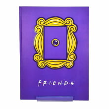 Caderno Colegial Friends Brochura Costurado 160 Folhas Animativa