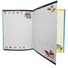 Caderno Colegial Friends Brochura Costurado 160 Folhas Animativa