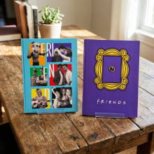 Caderno Colegial Friends Brochura Costurado 160 Folhas Animativa