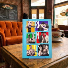 Caderno Colegial Friends Brochura Costurado 160 Folhas Animativa