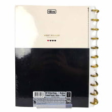 Caderno Tilidisco West Village Tilibra 80 Folhas 90g System Disco