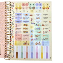 Caderno Universitário Capa Dura 12 Matérias Pooh Tilibra Connect 192 Folhas