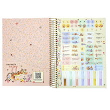Caderno Universitário Capa Dura 12 Matérias Pooh Tilibra Connect 192 Folhas