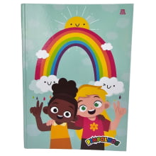 Kit 4 Cadernos Brochura Universitário Pimpolhos 96 Folhas Animativa