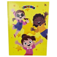 Kit 4 Cadernos Brochura Universitário Pimpolhos 96 Folhas Animativa