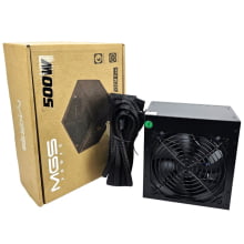 Fonte de Alimentação ATX 500W MGS Power Bivolt para PC Desktop Fonte de Alimentação ATX 500W MGS Power Bivolt para PC Desktop