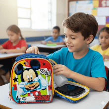 Lancheira Térmica Infantil Mickey Mouse Oficial Sestini Lancheira Térmica Infantil Mickey Mouse Oficial Sestini