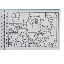 Livro de Colorir Comfy & Cozy Capa Dura com 50 Páginas