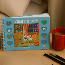 Livro de Colorir Bobbie Comfy & Cozy Capa dura 50 Páginas 16cm x 21,5cm