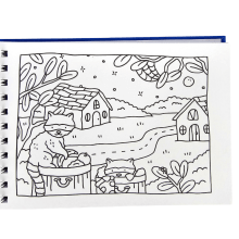 Livro de Colorir Bobbie Goods Capa Dura com 50 Páginas