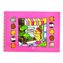Livro de Colorir Bobbie Goods Capa Dura com 50 Páginas
