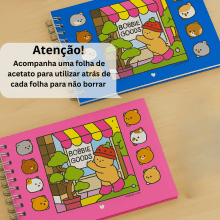 Livro de Colorir Bobbie Goods Capa Dura 15,5cm x 21,5cm 50 páginas