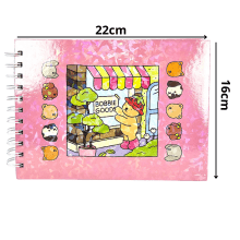 Livro de Colorir Bobbie Goods Capa Dura Brilhante 16cm x 22cm 50 páginas 