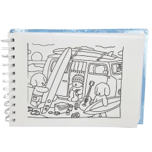 Livro de Colorir Bobbie Goods com Capa Dura Brilhosa – 50 Páginas