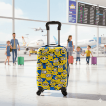 Mala de Viagem Escolar Minions Pequena com Rodinhas 360º Sestini