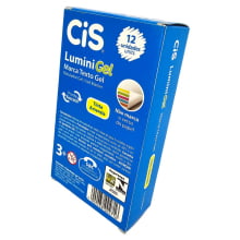 Marca Texto em Gel CiS Lumini Gel Retrátil Amarelo – Caixa com 12 Unidades