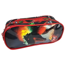 Mochila de Rodinha Dino Racer com Lancheira Térmica e Estojo Duplo - Giacomin Kids GM15