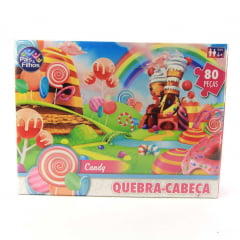 Quebra Cabeça Candy 80 peças Pais e Filhos 7260