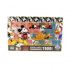 Quebra Cabeça Panorâmico Mickey Mouse e Friends 1500 peças Game Office 2715